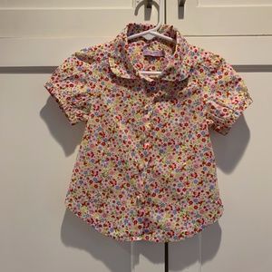 Girls Calypso Short Sleeve Blouse